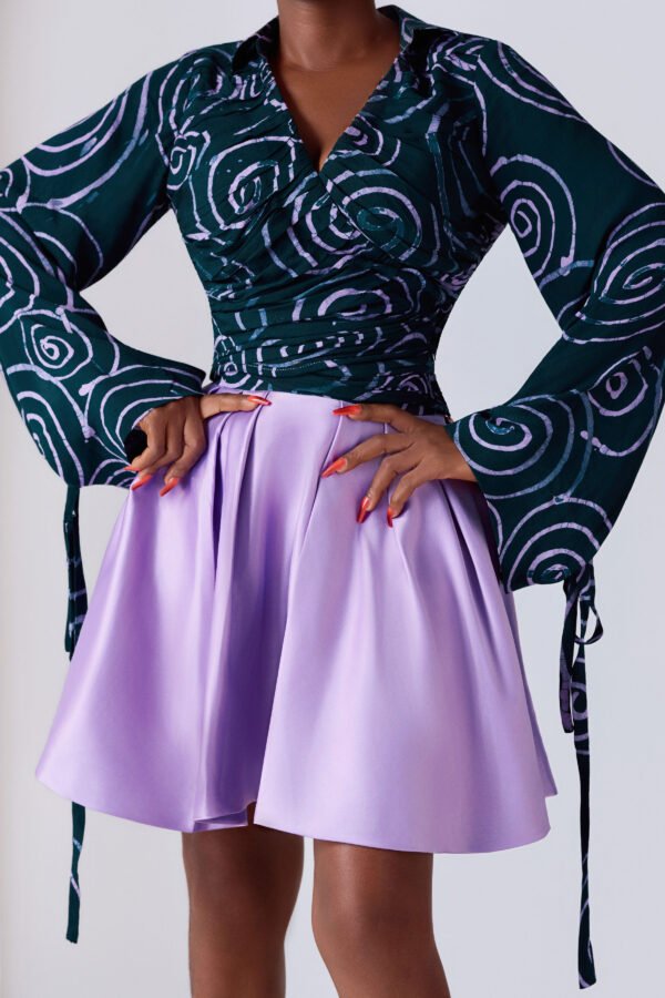 Blouse Spirale × Jupe Pivoine