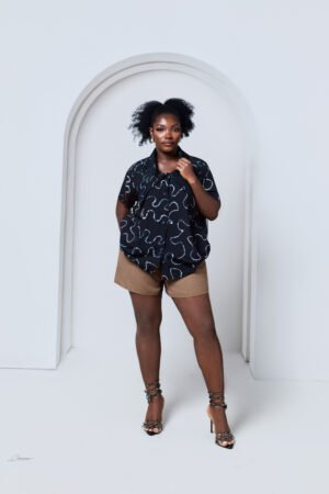 Chemise Noir + corset short